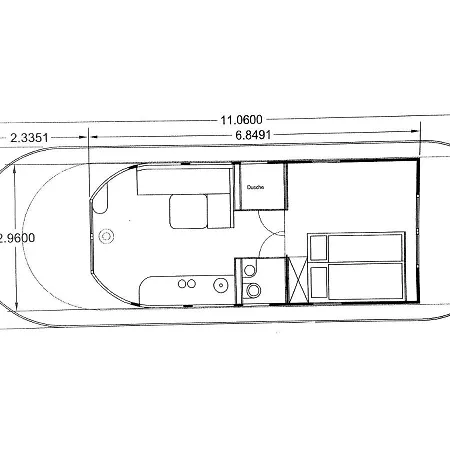 Bådhotel Hausboot Jawe Auf Der Kleinseenplatte